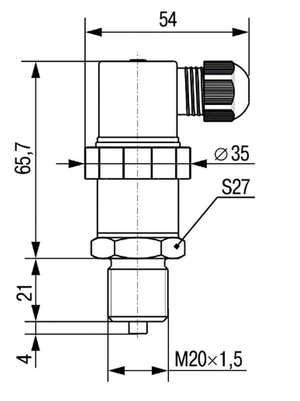 Штуцер с резьбой М20×1,5 Штуцер с резьбой М20×1,5