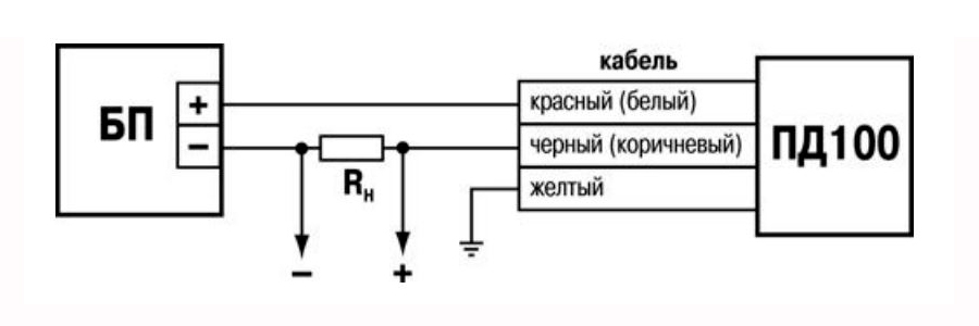 Схема подключения ПД100И модель 167 Схема подключения ПД100И модель 167