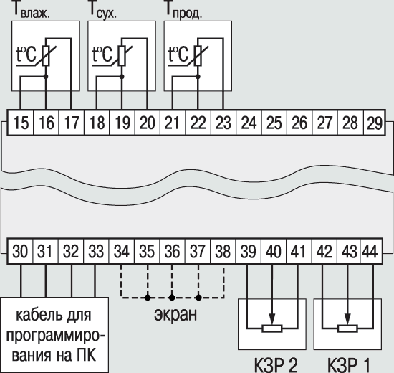 МПР51 схема подключения датчиков