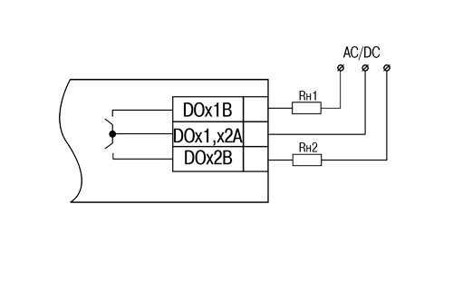 Схема подключения МУ210-403 Схема подключения МУ210-403